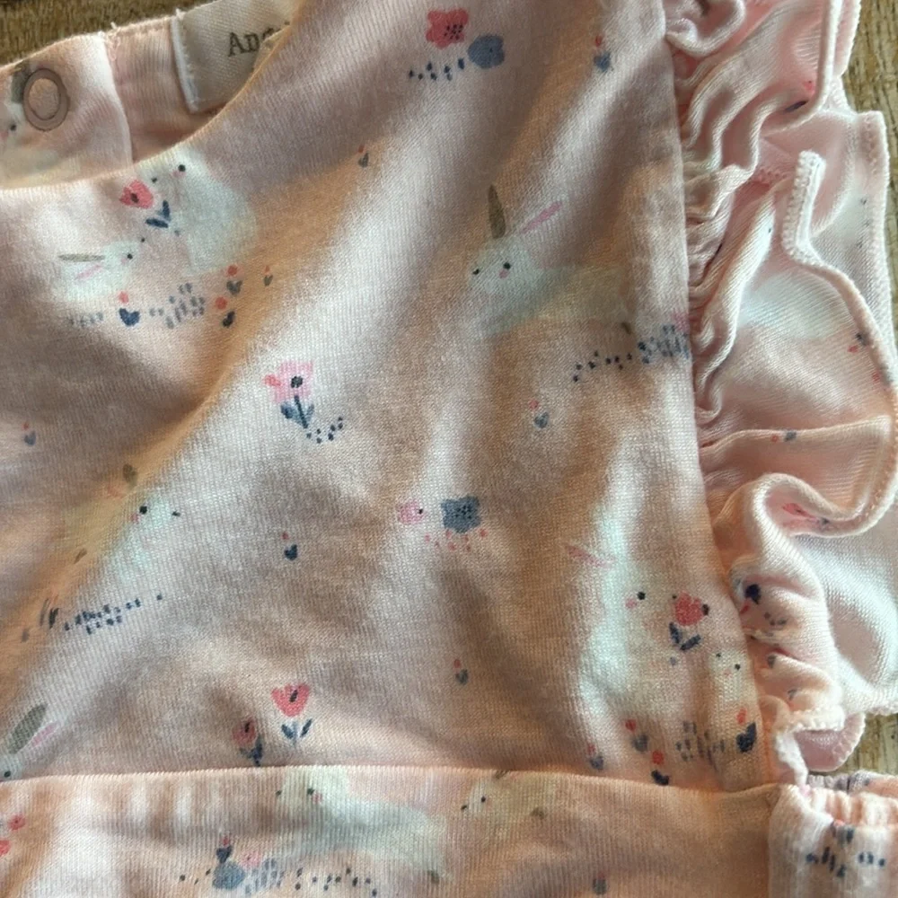 Angel Dear Pink Bunny Outfit 3-6m